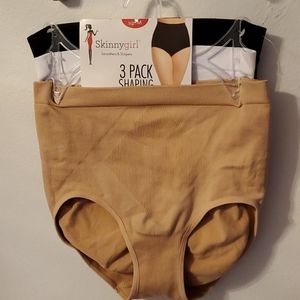 NWT Skinnygirl Seamless Shaping Brief 3 pack